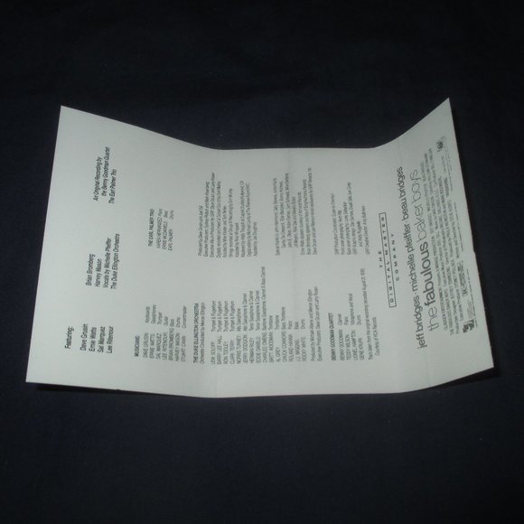 The Fabulous Baker Boys Soundtrack on cassette (GRP Records, 1989) - Picture 4 of 4